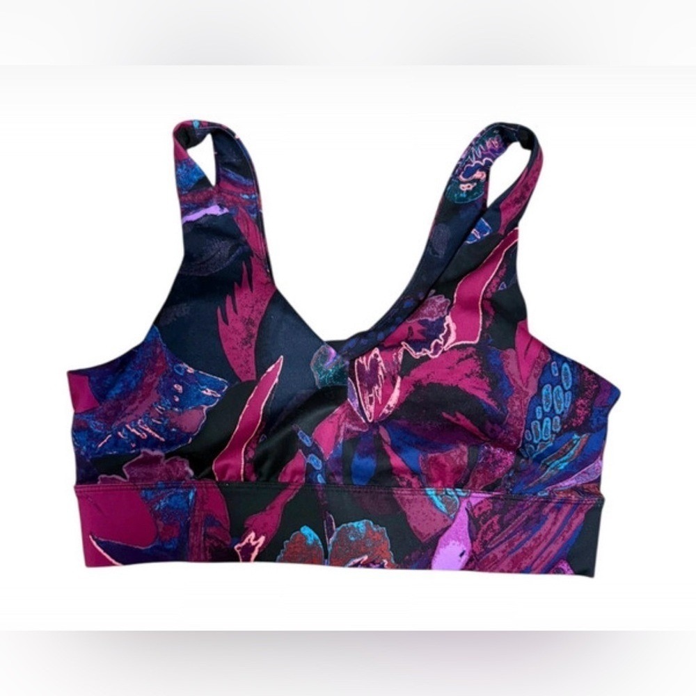All in Motion Multicolor Floral Sports Bra 28B